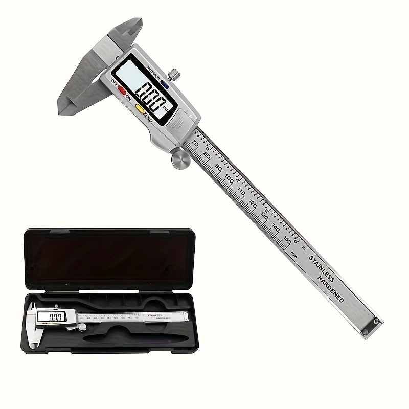 Digital Caliper 150Mm Stainless Steel - 150/200mm Ölçüm Aleti Paslanmaz Çelik Dijital