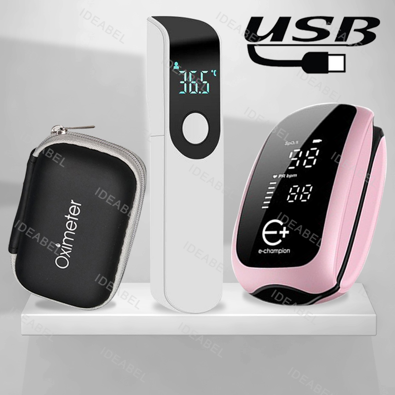 Pulse Oximeter Fingertip Rechargeable - Şarj Edilebilir Tıbbi Oksimetre Askı İpi