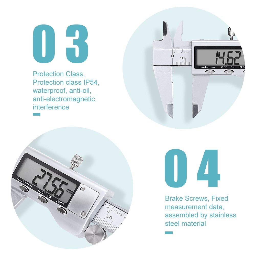 Metal dijital kumpas 150/200/3 - Digital Caliper 150Mm Stainless Steel incelemesi ve fiyatı