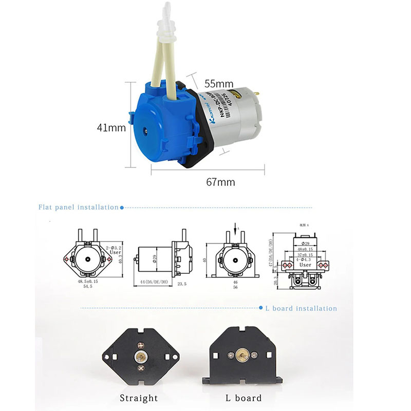 Küçük Peristaltik Pompa DC 6V/ - Mini Peristaltic Pump 12V incelemesi ve fiyatı